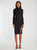 Estelle Turtleneck Midi Dress - Black