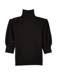 Lindsey Blouson Sleeve Turtleneck Sweater