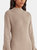 Rosa Mock Neck Mini Sweater Dress