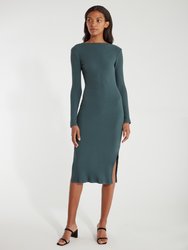 Wilma Rib Knit Midi Dress