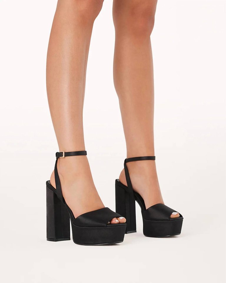 Breanna Heel In Black - Black