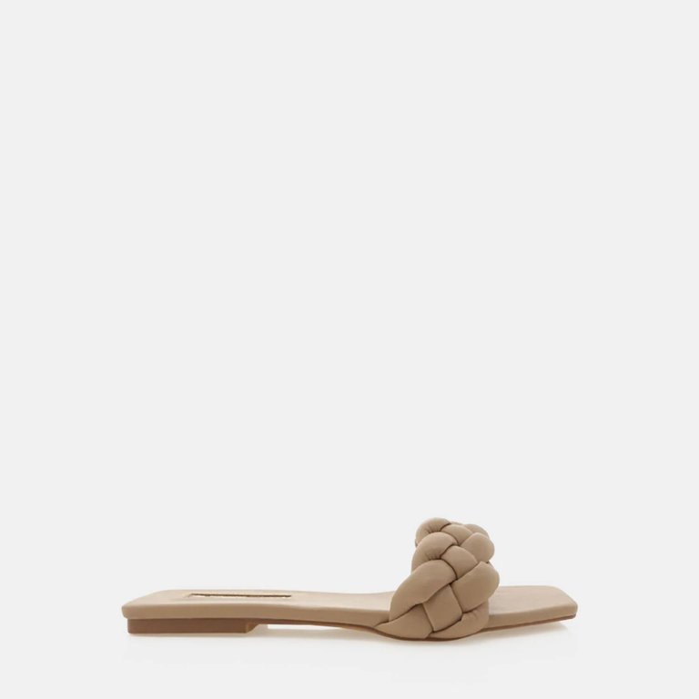 Feyre Slide Sandal In Light Clay - Light Clay