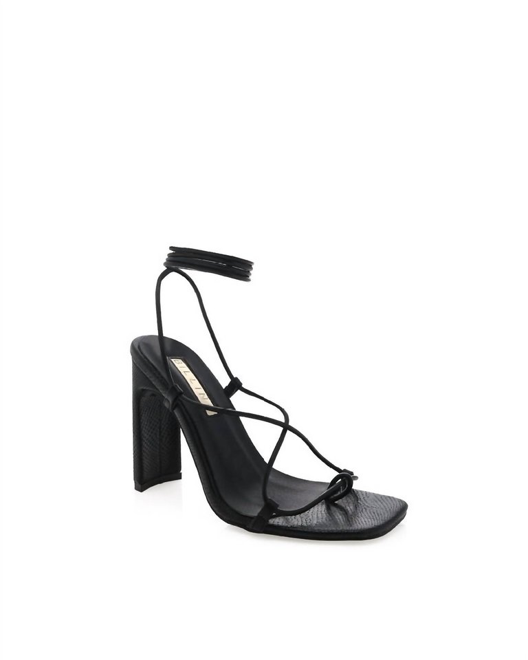 Hilary Heel In Black