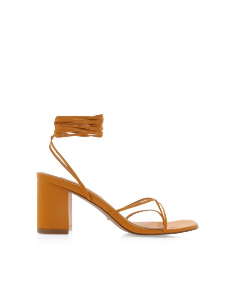 Younes Heels In Mango - Mango