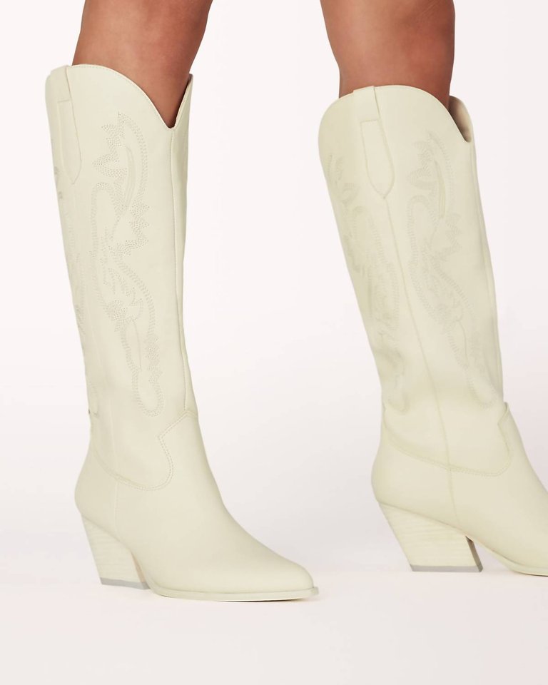 Zeina Boots In Bone