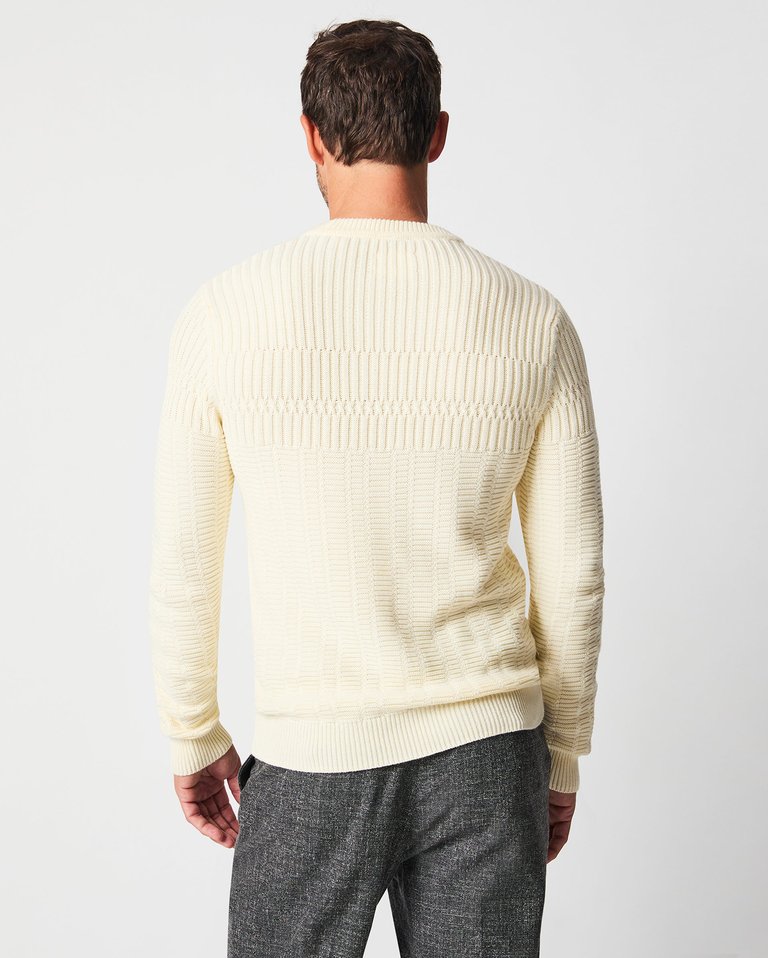 Cable Crewneck Sweater