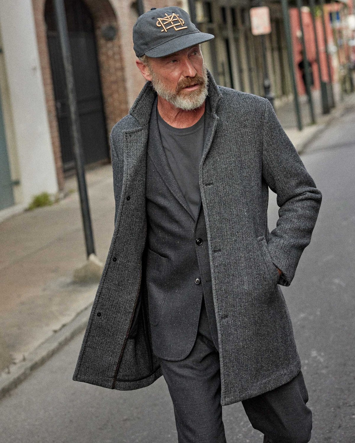 Billy Reid Cooper Coat Charcoal