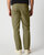 Cotton Linen 5 Pocket Pant - Olive