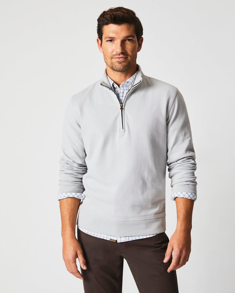 Cullman Half Zip Sweatshirt - Silver