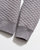 Diamond Quilt Half Zip Sweater - Medium Grey
