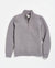 Diamond Quilt Half Zip Sweater - Medium Grey - Medium Grey
