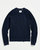 Fisherman Rib Crew Sweater - Navy