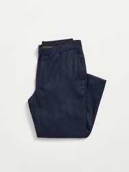 Flat Front Trouser - Dark Navy