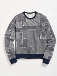 French Terry Patchwork Crew
