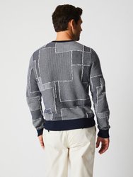 French Terry Patchwork Crew