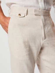 Herringbone Flat Front Trouser
