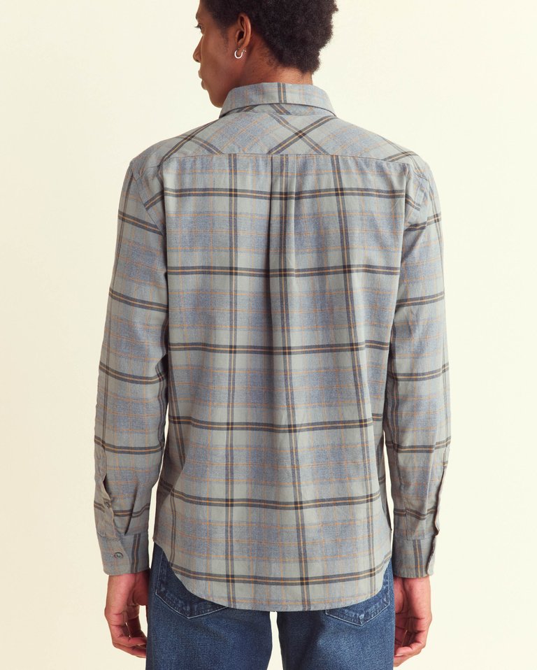 Melange Large Scale Plaid Cypress Shirt