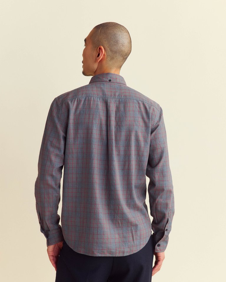 Melange Plaid Tuscumbia Shirt Button-Down