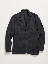 Ottoman Knit Sport Coat - Carbon Blue