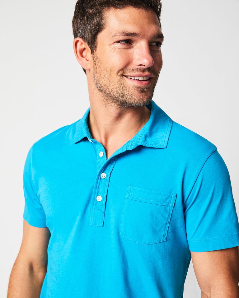 Pensacola Polo - Tropic Blue - Tropic Blue