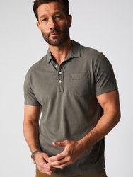 Pensacola Polo Tshirt - Washed Grey
