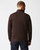 Quilted Half Zip Sweatshirt - Chocolate