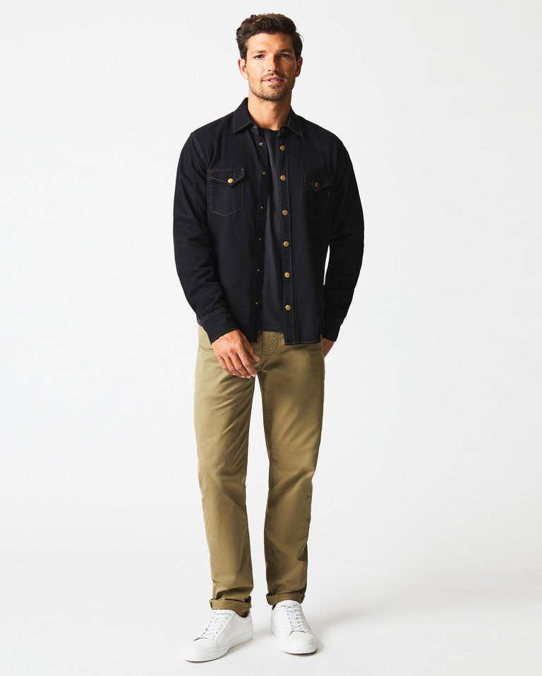 Shoals Denim Shirt - Black - Black