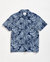 Short Sleeve Indigo Botanical Treme Block Shirt - Indigo