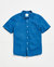 Short Sleeve Linen Tuscumbia Shirt Button Down - Dark Blue - Dark Blue