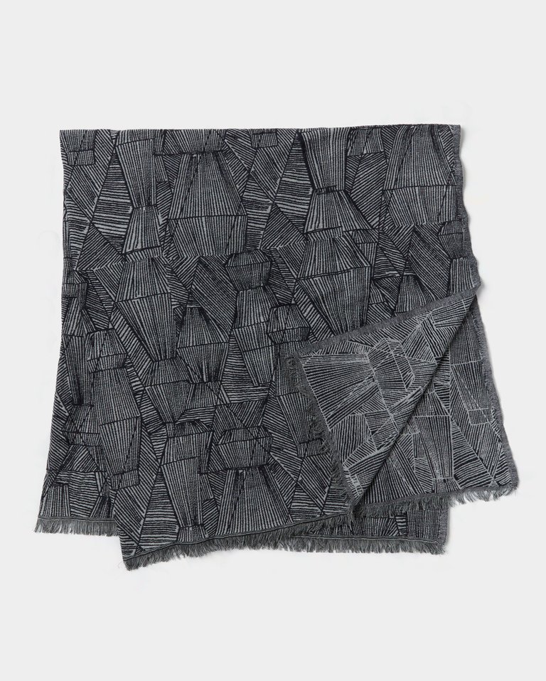 Totem Blanket - Black/Grey