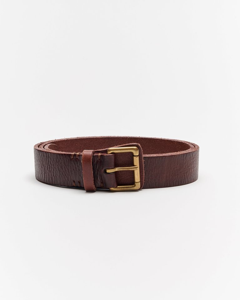Uniform Leather Belt - Cognac