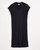 V-NECK RIB DRESS