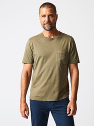 Washed Tee - Moss