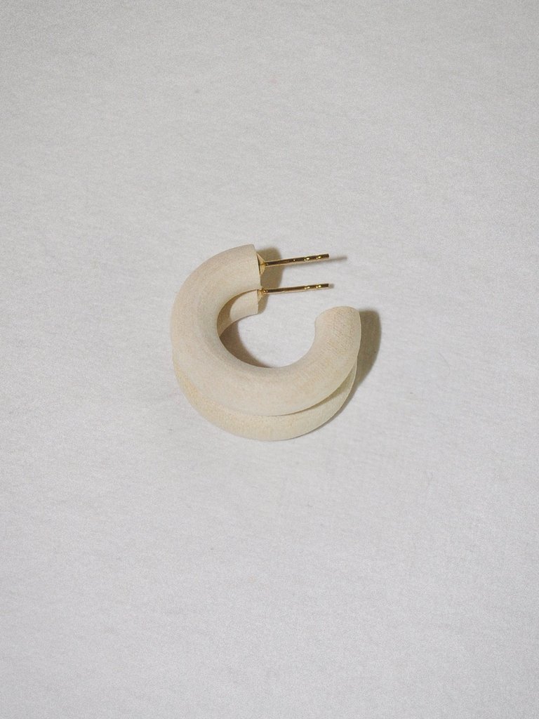 Ivory Mini Hoop - Default Title
