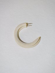 Ivory Small Hoop - Default Title