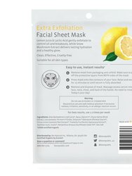 Extra Exfoliation Organic Facial Sheet Mask - Set of 3