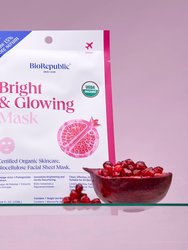 Bright and Glowing Organic Facial Sheet Mask
