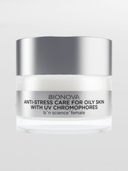 Anti-Stress Care for Oily Skin with UV Chromophores