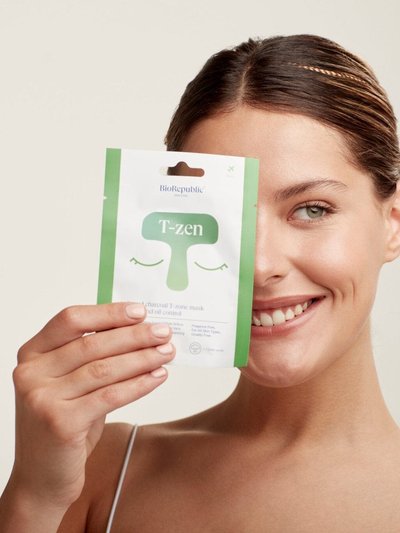 BioRepublic Skincare T-Zen Activated Charcoal T-Zone Mask product