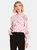 Sloane Ruffle Neck Blouse  - Pink Sun