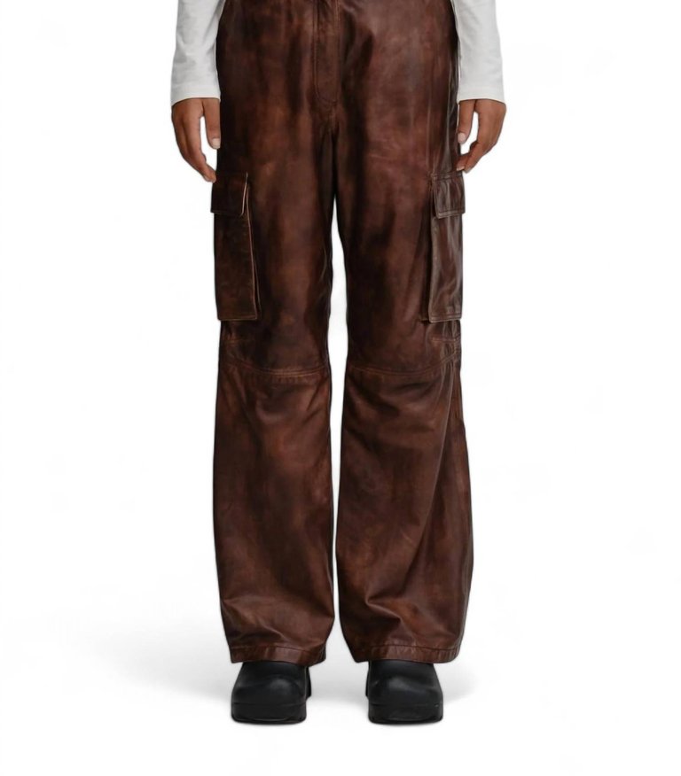 Women's Talia Pants In Wax Brown - Wax Brown