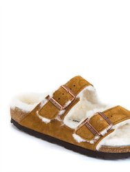 Arizona Shearling-Regular Sandals - Mink