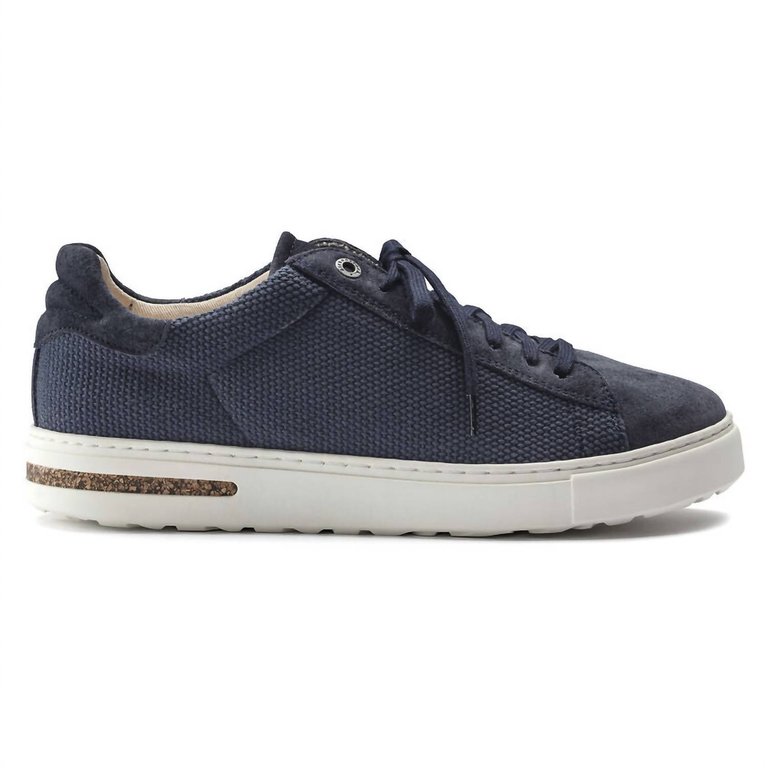 Unisex Bend Low Canvas/Suede Sneaker - Narrow Fit In Midnight