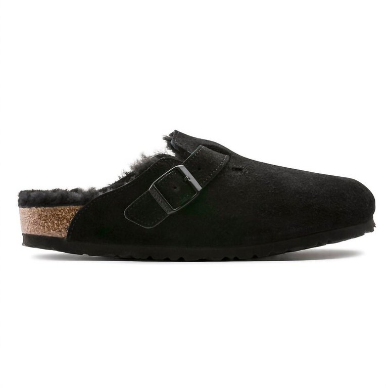 Unisex - Boston Shearling Clog In Black