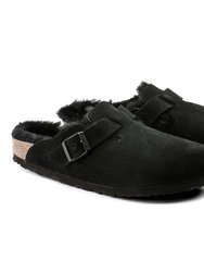 Unisex - Boston Shearling Clog In Black - Black