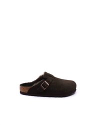 Unisex Boston Shearling Clog (Narrow)) In Mocha - Mocha