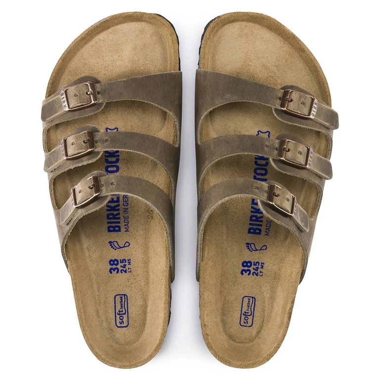 Unisex Florida Sandals - Regular Width In Tobacco Brown