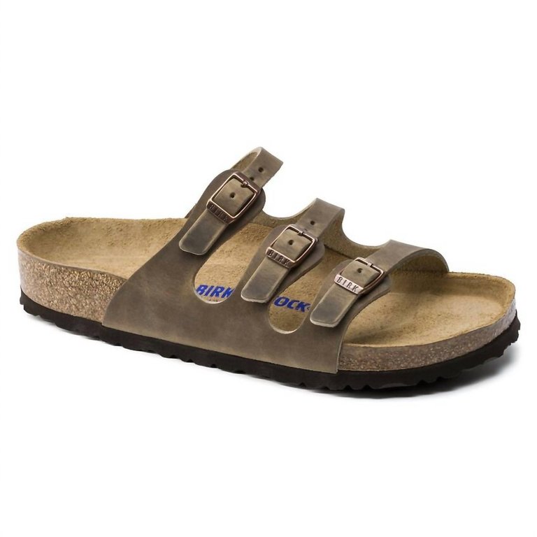 Unisex Florida Sandals - Regular Width In Tobacco Brown - Tobacco Brown