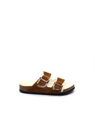 Women's Arizona Shearling Sandal In Mink - Mink