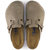 Women's Boston Soft Footbed Suede Slippers - Medium/Narrow In Taupe